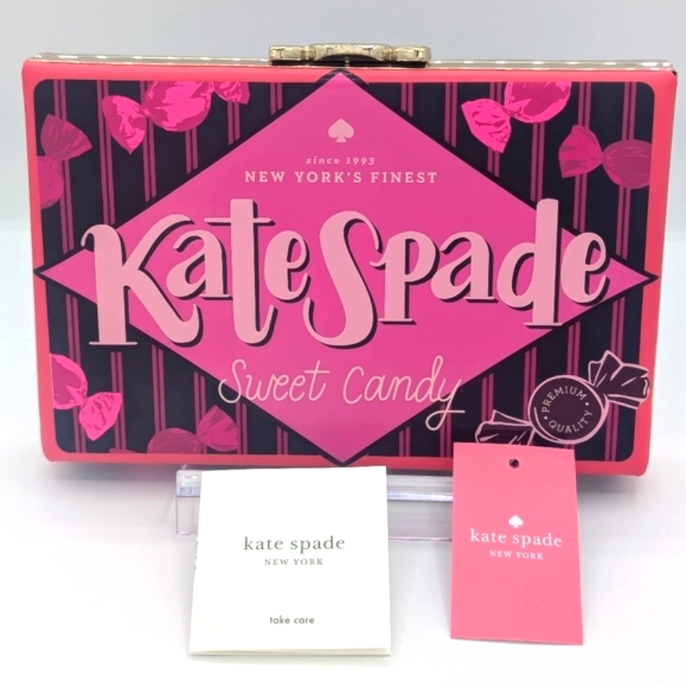 Kate Spade New York Candy Shop Wrapper Sweet Candy Box Novelty Clutch